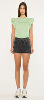 Tamsin Ultra High Rise Belted Shorts - Official Kancan USA