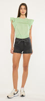 Tamsin Ultra High Rise Belted Shorts - Official Kancan USA