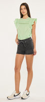 Tamsin Ultra High Rise Belted Shorts - Official Kancan USA