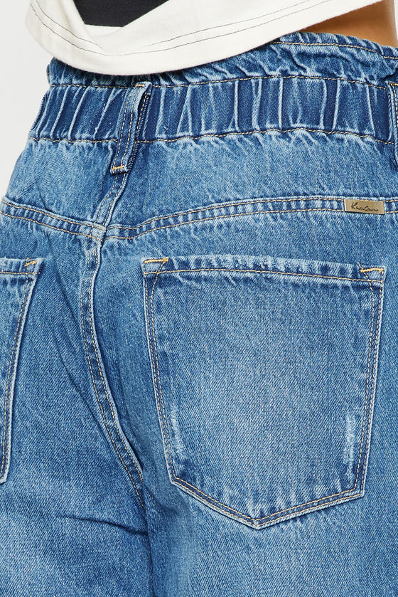 Olivia Ultra High Rise Paperbag Boyfriend Jeans - Official Kancan USA