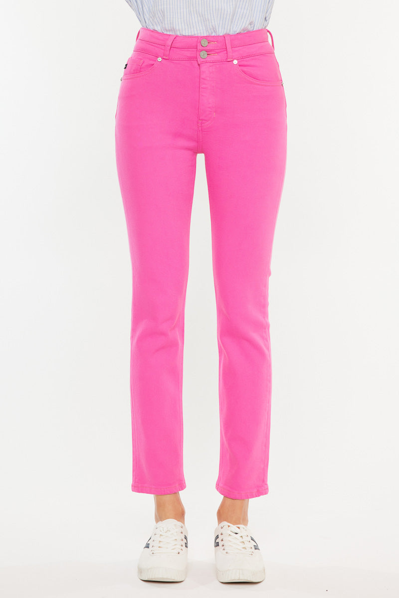 Cadence Ultra High Rise Slim Straight Leg Jeans - Official Kancan USA