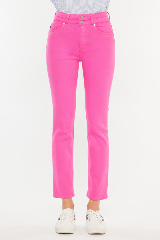 Cadence Ultra High Rise Slim Straight Leg Jeans - Official Kancan USA