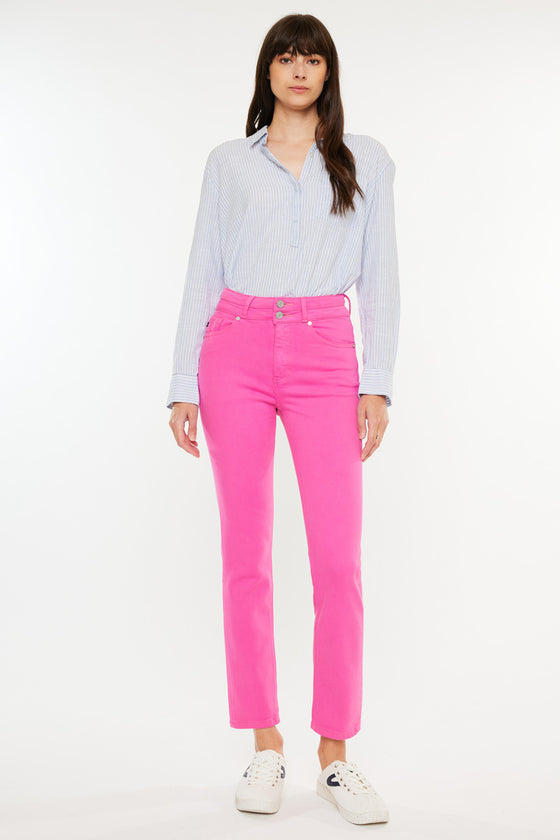 Cadence Ultra High Rise Slim Straight Leg Jeans - Official Kancan USA