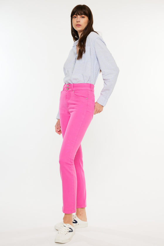 Cadence Ultra High Rise Slim Straight Leg Jeans - Official Kancan USA