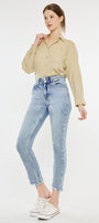 Cadence Ultra High Rise Slim Straight Leg Jeans - Official Kancan USA