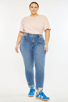  Rosemary High Rise Straight Jeans (Plus Size) - Official Kancan USA