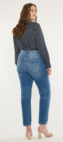 Rosemary High Rise Straight Jeans (Plus Size) - Official Kancan USA