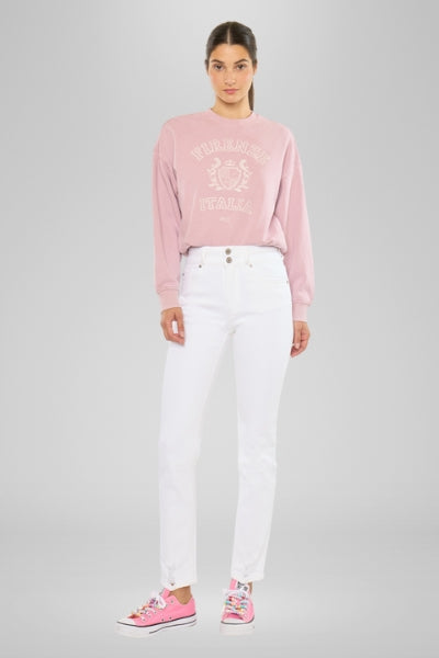 Cadence Ultra High Rise Slim Straight Leg Jeans