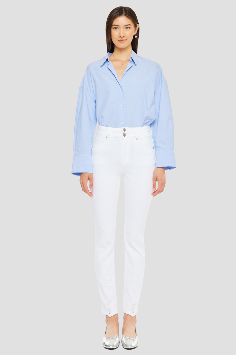 Cadence Ultra High Rise Slim Straight Leg Jeans - Official Kancan USA