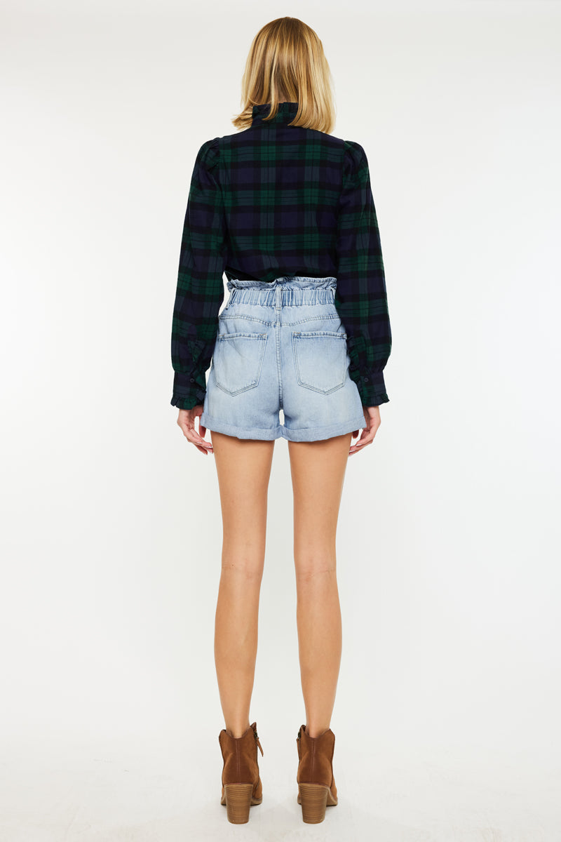 Izzie Paperbag Ultra High Rise Shorts - Official Kancan USA