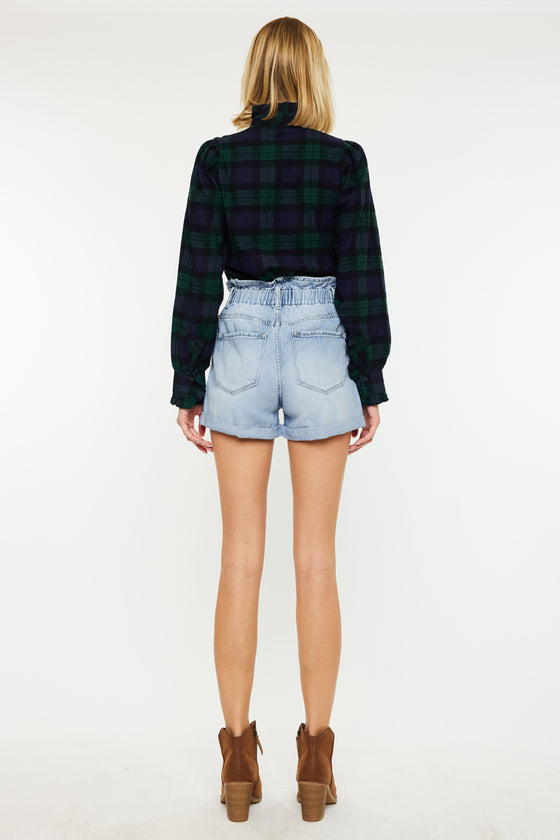 Izzie Paperbag Ultra High Rise Shorts - Official Kancan USA