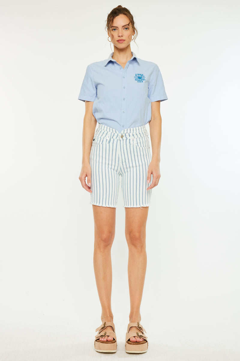 Rylee High Rise Bermuda Shorts - Official Kancan USA
