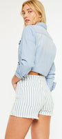 Sue High Rise Button Up Shorts - Official Kancan USA