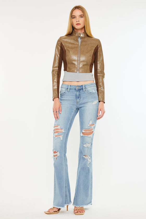 Tara Mid Rise Flare Jeans - Official Kancan USA
