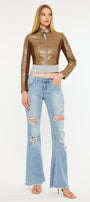 Tara Mid Rise Flare Jeans - Official Kancan USA