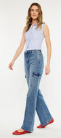 Aspen High Rise Wide Flare Jeans - Official Kancan USA
