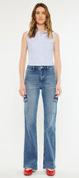 Aspen High Rise Wide Flare Jeans - Official Kancan USA