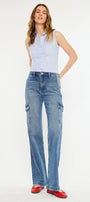 Aspen High Rise Wide Flare Jeans - Official Kancan USA