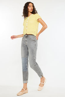  Frankie High Rise Mom Jeans