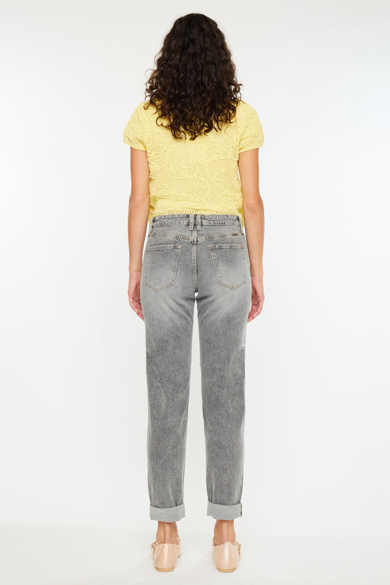 Frankie High Rise Mom Jeans - Official Kancan USA