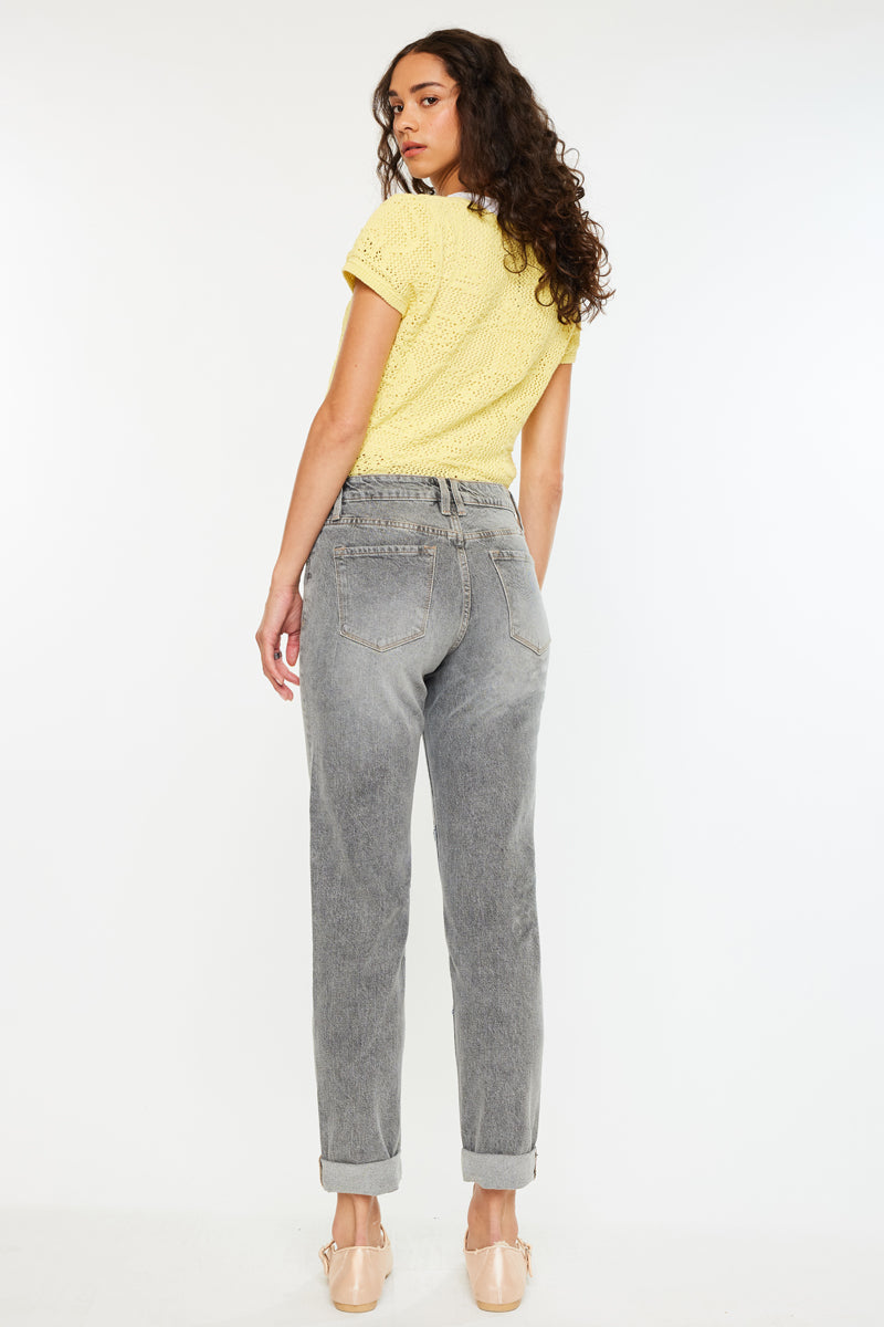 Frankie High Rise Mom Jeans - Official Kancan USA
