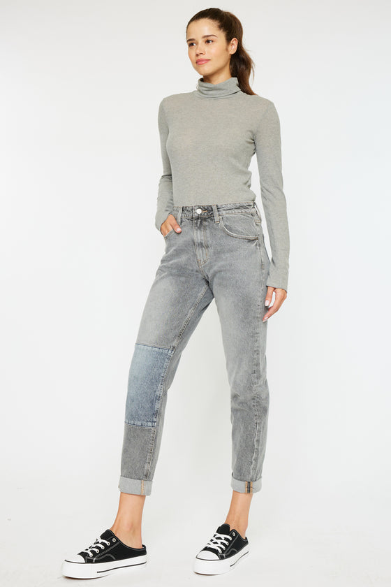 Frankie High Rise Mom Jeans - Official Kancan USA