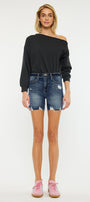 Kari High Rise Mid Shorts - Official Kancan USA