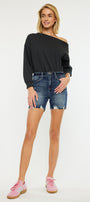 Kari High Rise Mid Shorts - Official Kancan USA