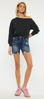Kari High Rise Mid Shorts - Official Kancan USA