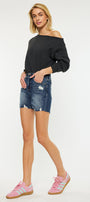 Kari High Rise Mid Shorts - Official Kancan USA