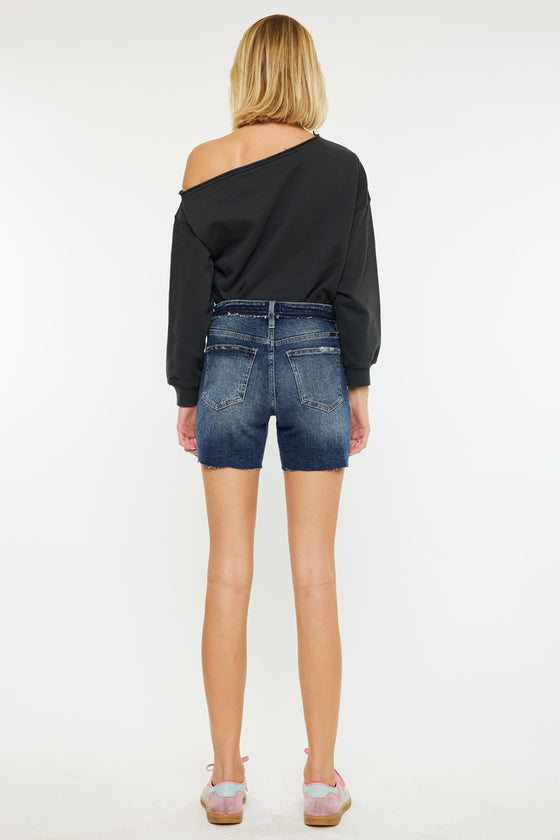 Kari High Rise Mid Shorts - Official Kancan USA