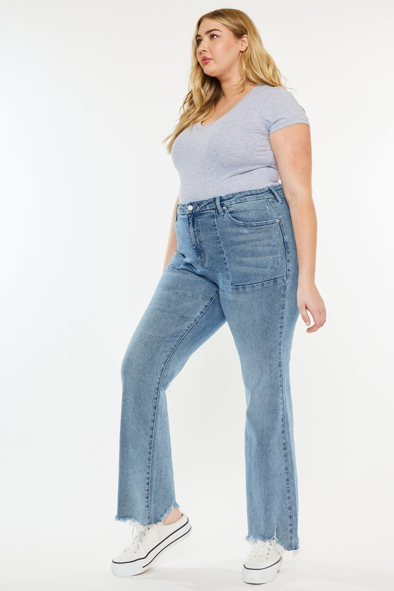 Poppy  High Rise Flare Petite (Plus) - Official Kancan USA
