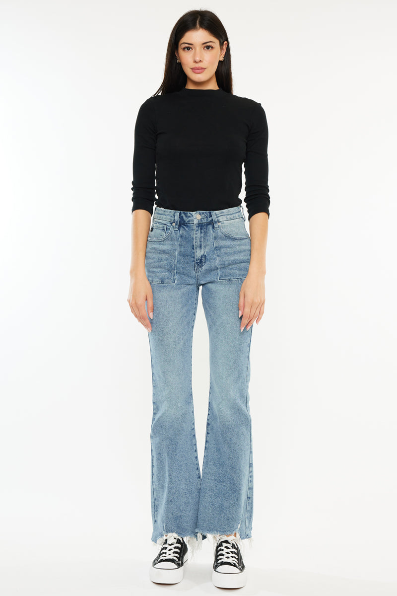 Hawthorne High Rise Flare (Petite) – Kancan USA