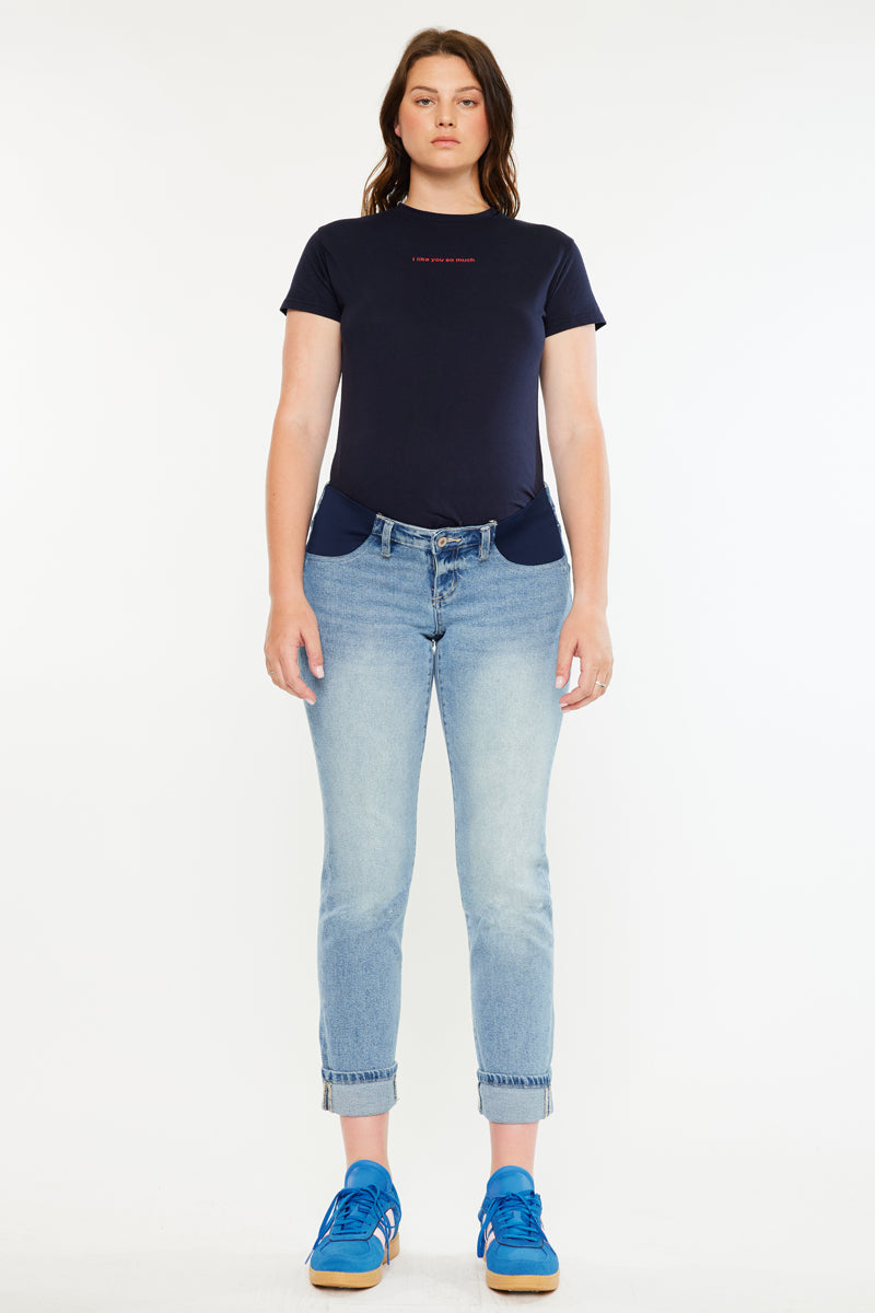 Yasmin Maternity Boyfriend Jeans - Official Kancan USA