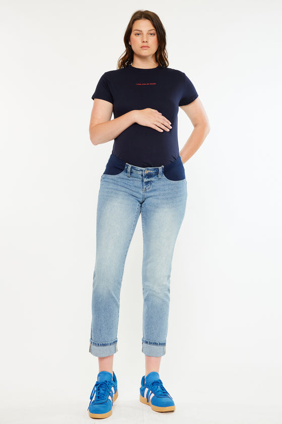 Yasmin Maternity Boyfriend Jeans - Official Kancan USA