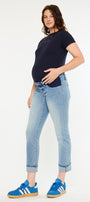 Yasmin Maternity Boyfriend Jeans - Official Kancan USA