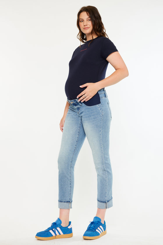 Yasmin Maternity Boyfriend Jeans - Official Kancan USA