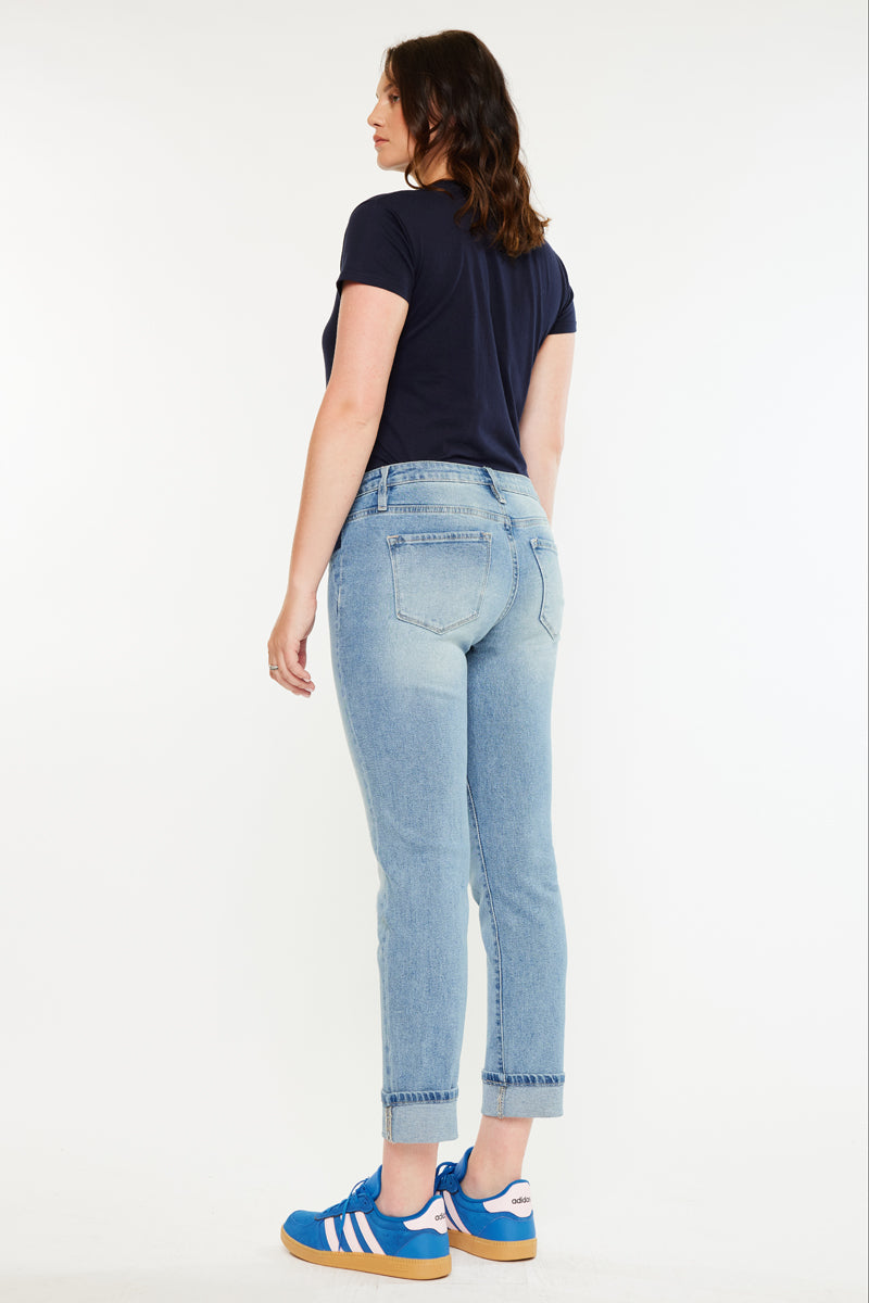 Yasmin Maternity Boyfriend Jeans - Official Kancan USA