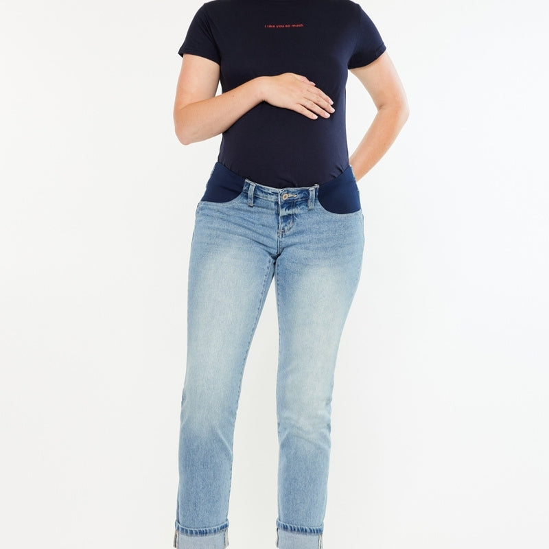 Yasmin Maternity Boyfriend Jeans - Official Kancan USA