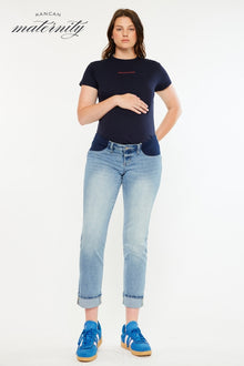  Yasmin Maternity Boyfriend Jeans