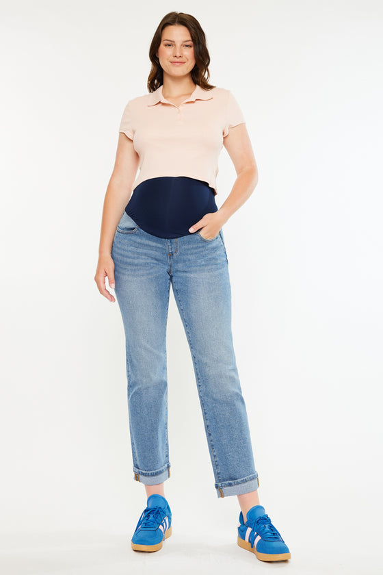 Kindra Maternity Boyfriend Jeans - Official Kancan USA