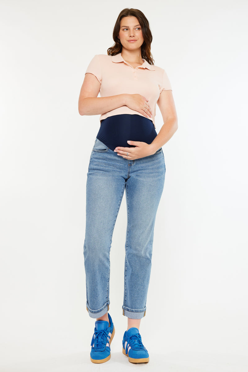 Kindra Maternity Boyfriend Jeans - Official Kancan USA