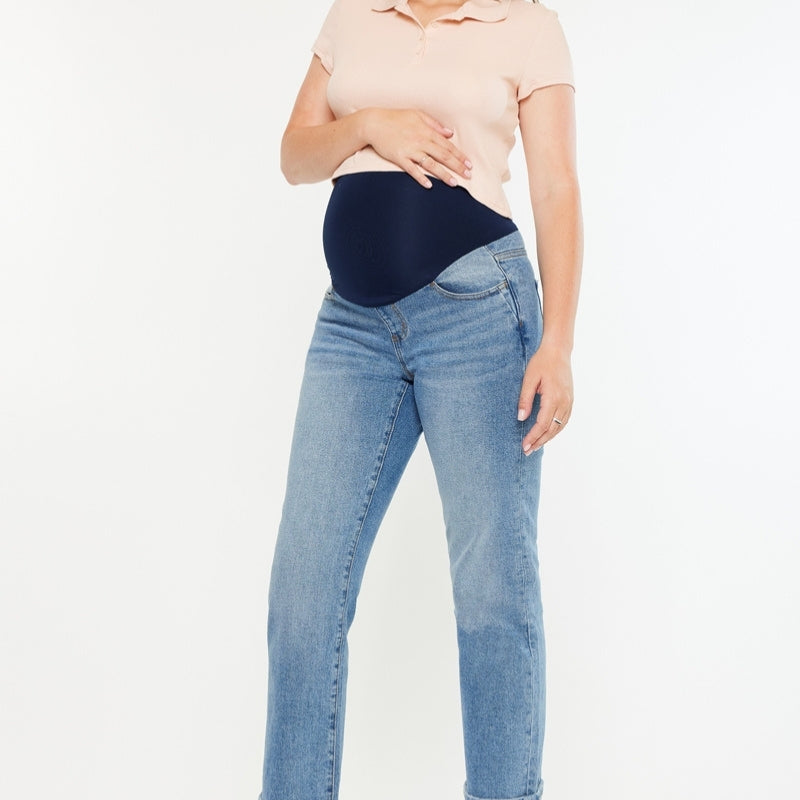 Kindra Maternity Boyfriend Jeans - Official Kancan USA