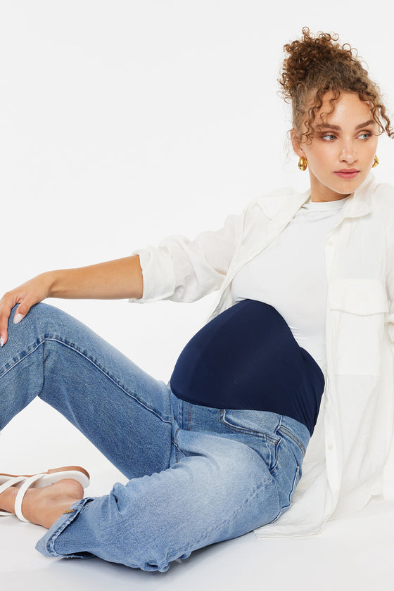 Kindra  Maternity Boyfriend Jeans - Official Kancan USA