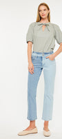 Pearl High Rise Straight Leg  Jeans - Official Kancan USA