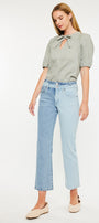 Pearl High Rise Straight Leg  Jeans - Official Kancan USA