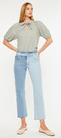Pearl High Rise Straight Leg  Jeans - Official Kancan USA
