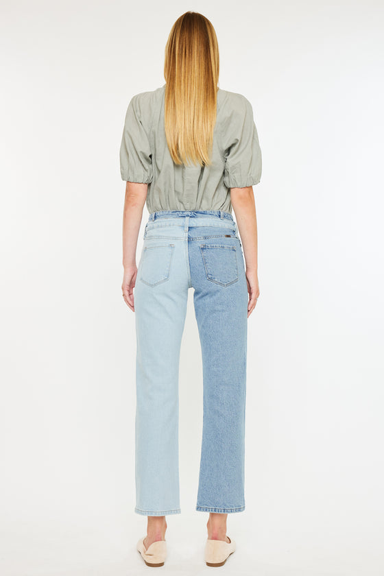 Pearl High Rise Straight Leg  Jeans - Official Kancan USA
