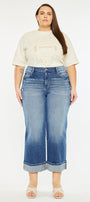 Conie High Rise Wide Leg Jeans (Plus Size) - Official Kancan USA