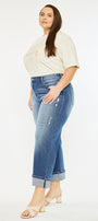 Conie High Rise Wide Leg Jeans (Plus Size) - Official Kancan USA